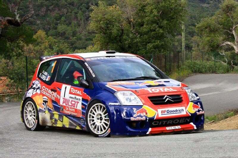 Sébastien Loeb's C2 Super 1600 at the 2008 Rallye du Var