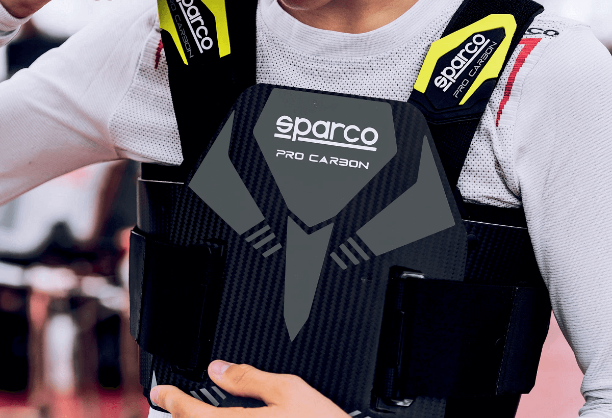 Rib protector for karting driver