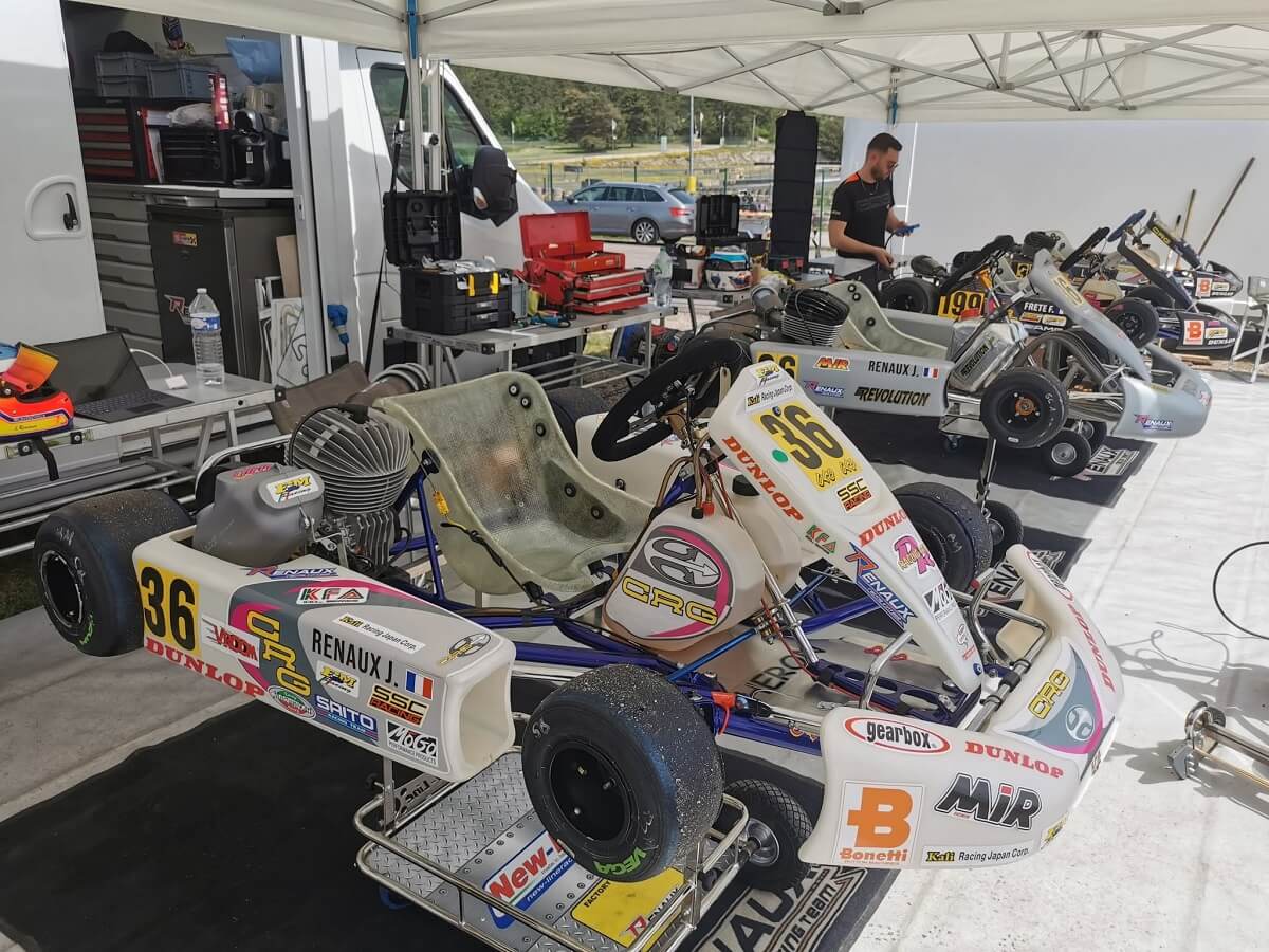 Renaux Racing Team paddock setup in Formula 20,000