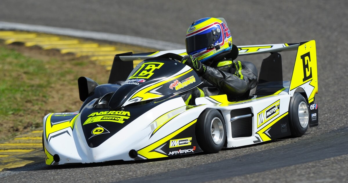 La référence actuelle en Superkart : le châssis Anderson Maverick3