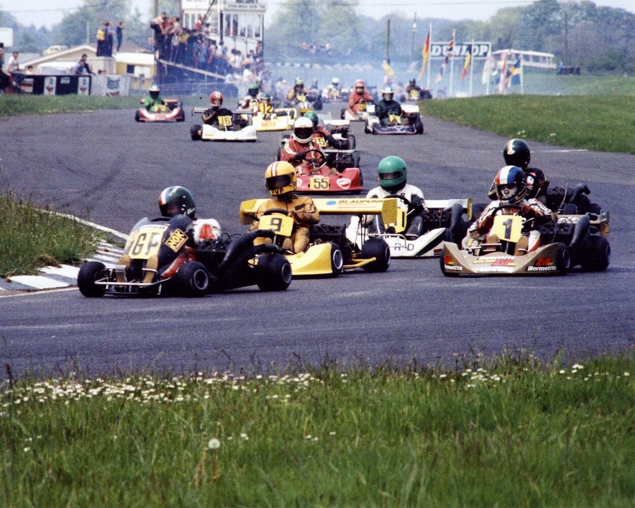 Championnat d'Europe de Superkart sur le circuit de Mondello Park en 1979