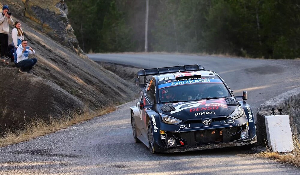 Toyota Yaris WRC during a test session